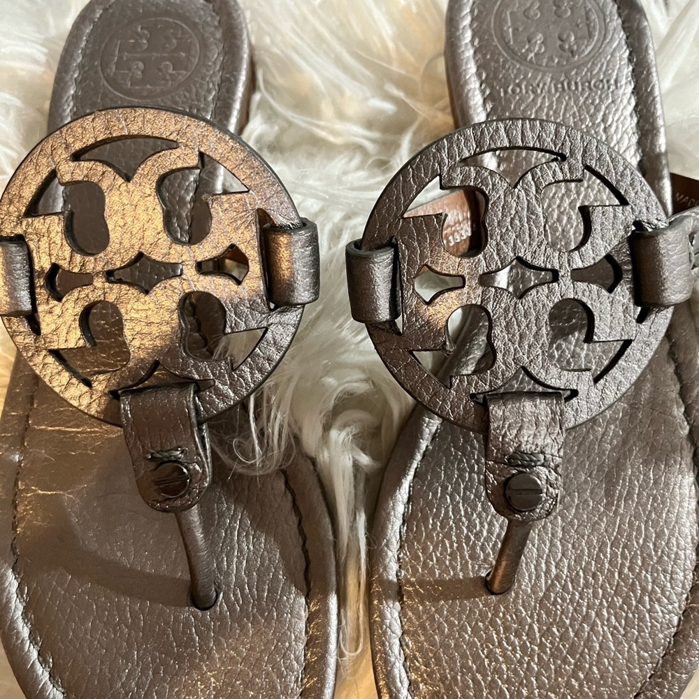Tory Burch Miller Metallic Sandal